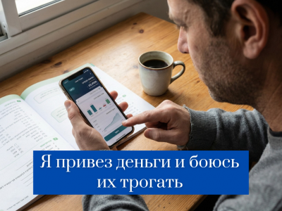 Я привез деньги и боюсь их трогать