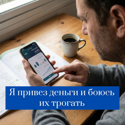 Я привез деньги и боюсь их трогать