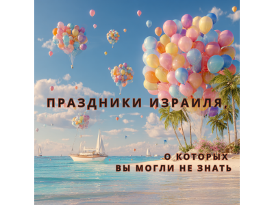 Праздники Израиля, о которых мало кто знает, но они точно украсят вашу жизнь