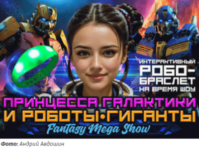Принцесса Галактики и Роботы-Гиганты — Fantasy Mega Show для всей семьи