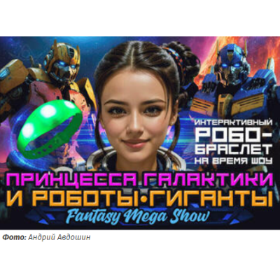 Принцесса Галактики и Роботы-Гиганты — Fantasy Mega Show для всей семьи