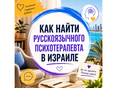 Как найти русскоязычного психотерапевта в Израиле