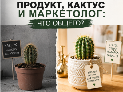 Продукт, кактус и маркетолог - что общего?