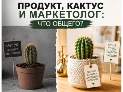 Продукт, кактус и маркетолог - что общего?