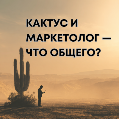 Продукт, кактус и маркетолог — что общего?