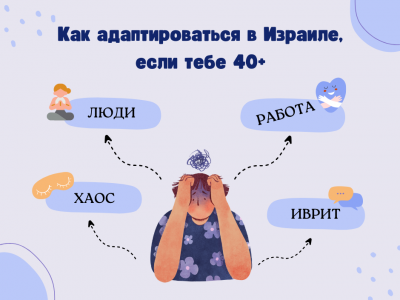 Как адаптироваться в Израиле, если тебе 40+?