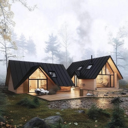 13.Современный проект загородного дома  