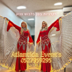 Танцовщицы в золотых крыльях - восточное шоу Израиль