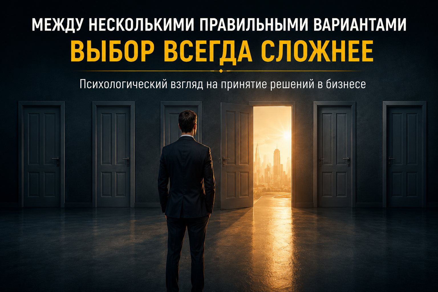 Фото Почему стало тяжело принимать решения в бизнесе – Блог SarafanPro
