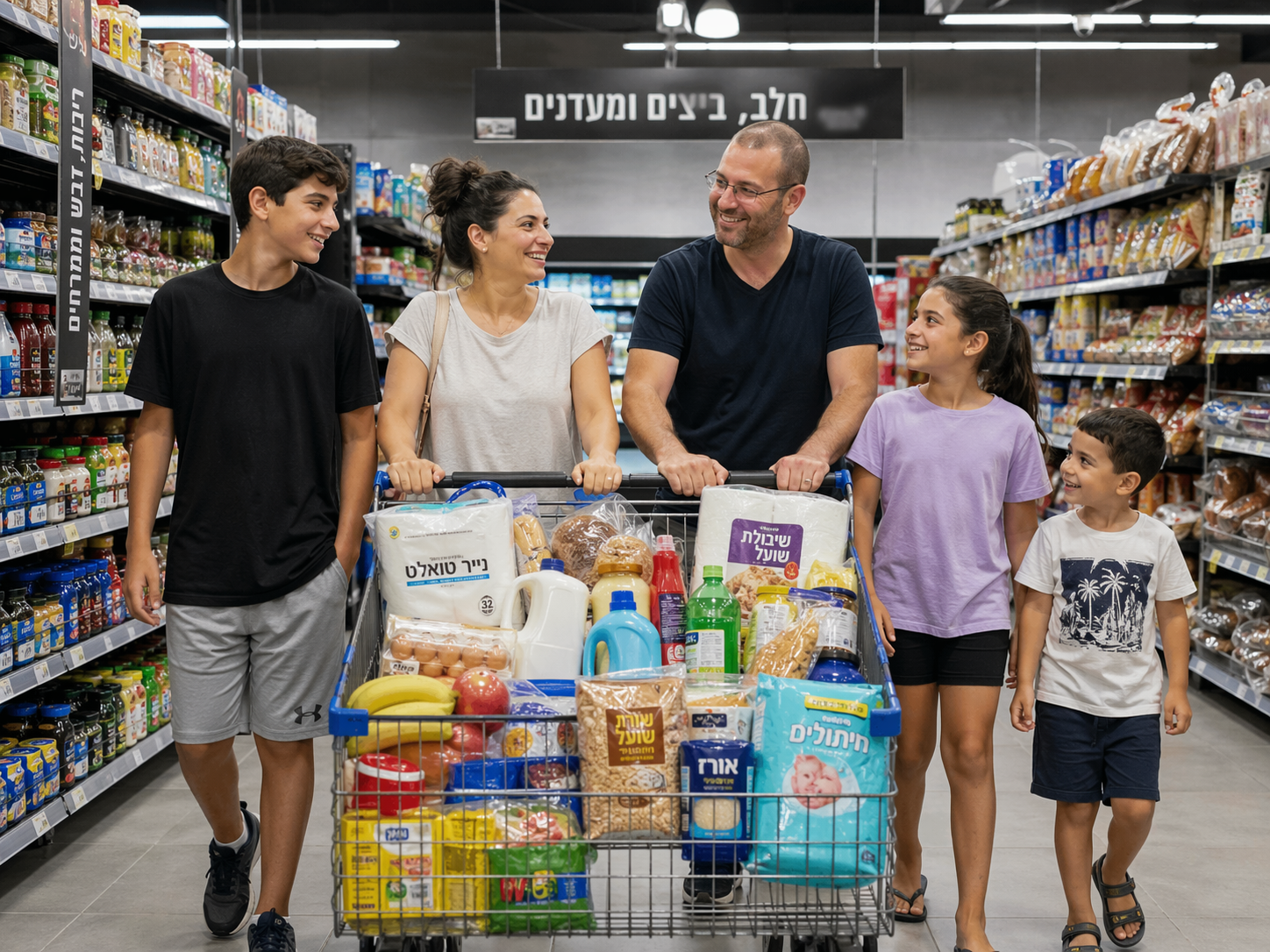 Фото Продуктовая корзина Израиля» за 1098₪ - реальность или маркетинг?  – Блог SarafanPro