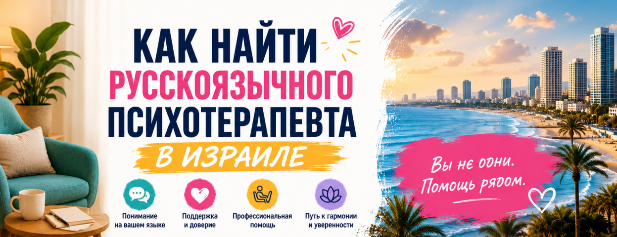 Фото Как найти русскоязычного психотерапевта в Израиле и понять, что это «ваш» специалист – Блог SarafanPro